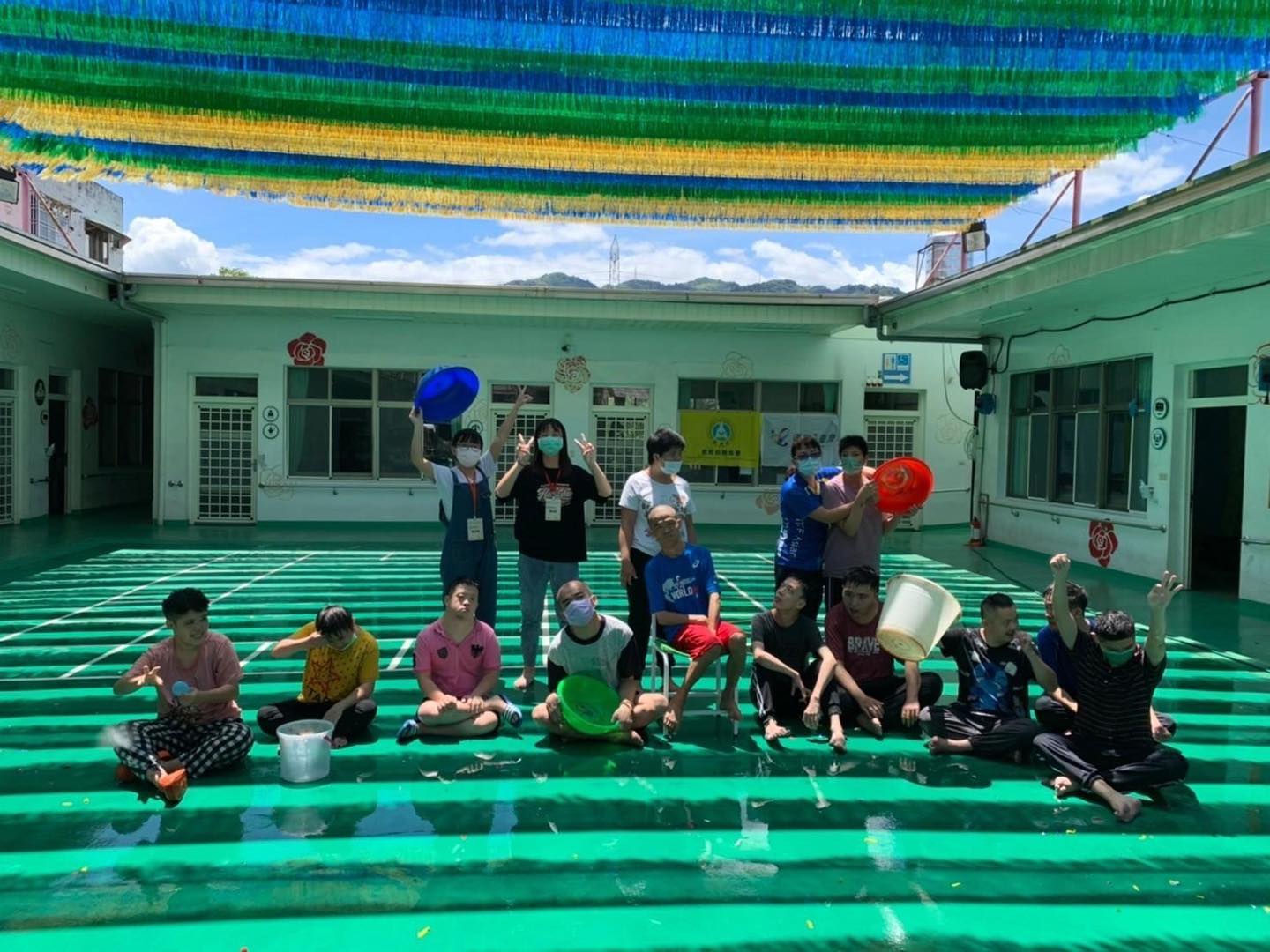 水球結束的大合照