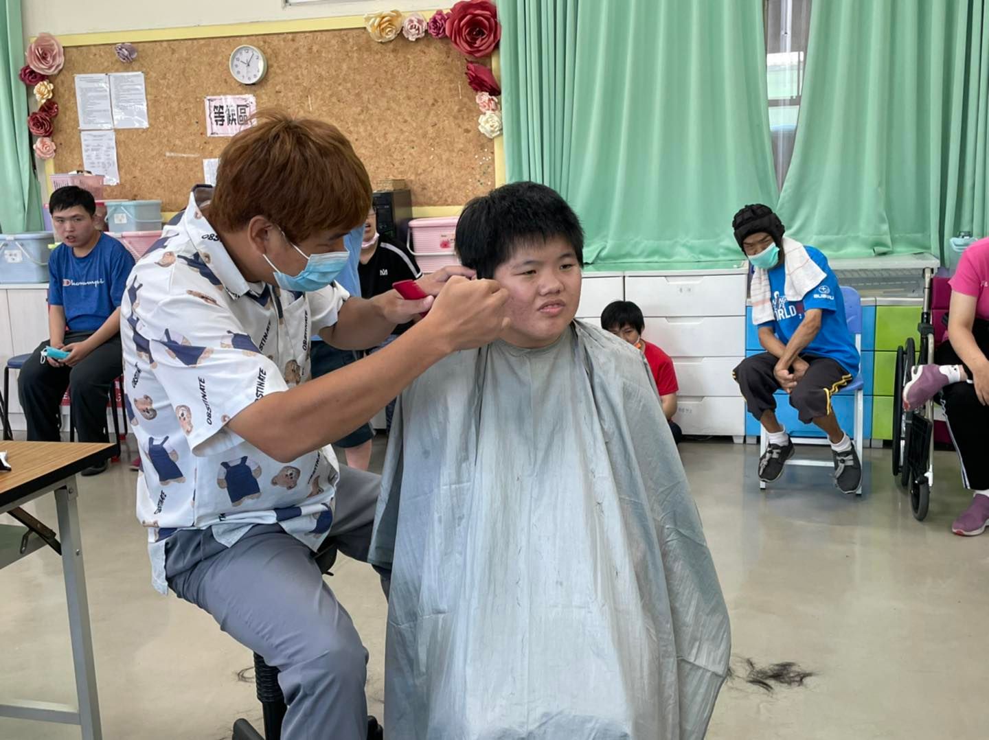 服務對象很開心喔