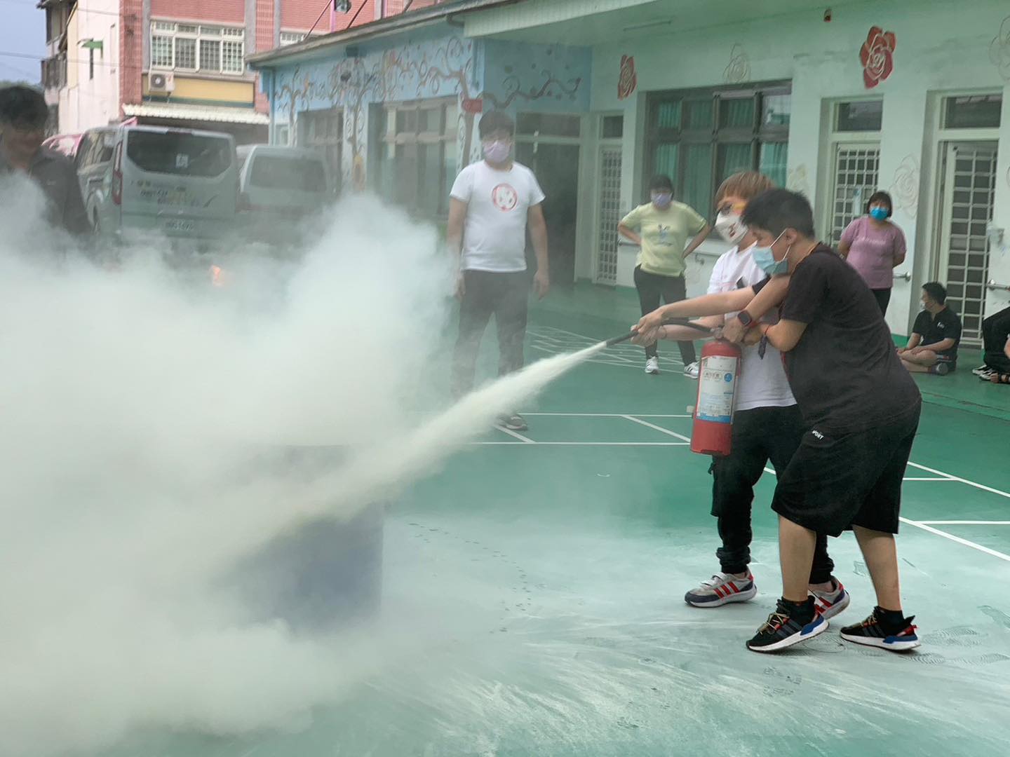 火災防災演練(標題圖檔)