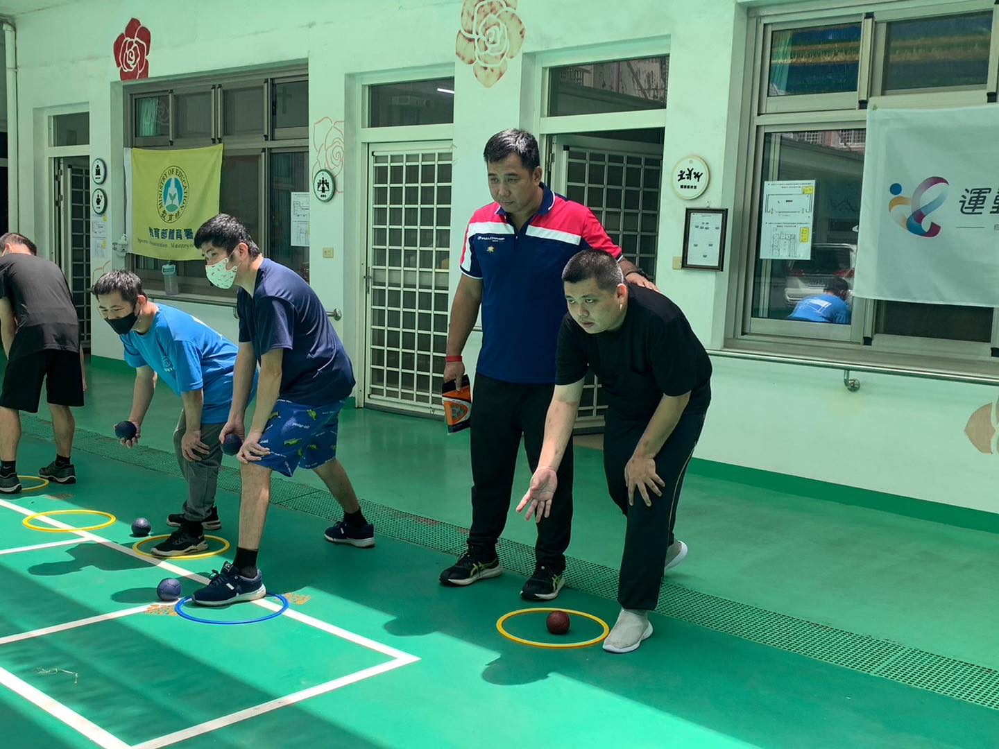 滾球隊練習中(標題圖檔)