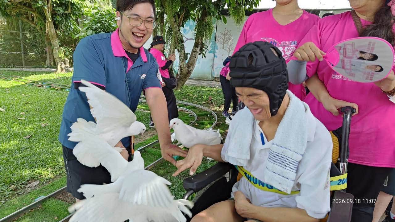 今天帶著服務使用者到獨角仙農場囉(標題圖檔)